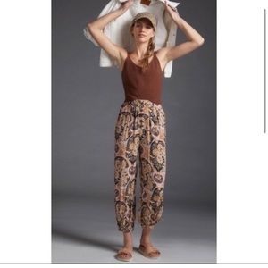 Anthropologie printed joggers. Size small